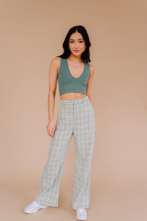 On The Groove Plaid Trouser *RESTOCKED*